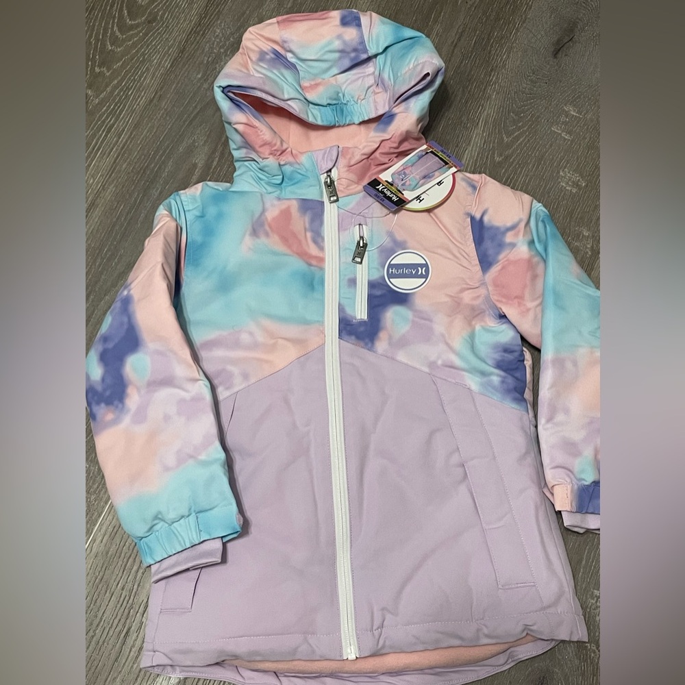 NWT Girl’s Hurley Ski Jacket - 5/6
